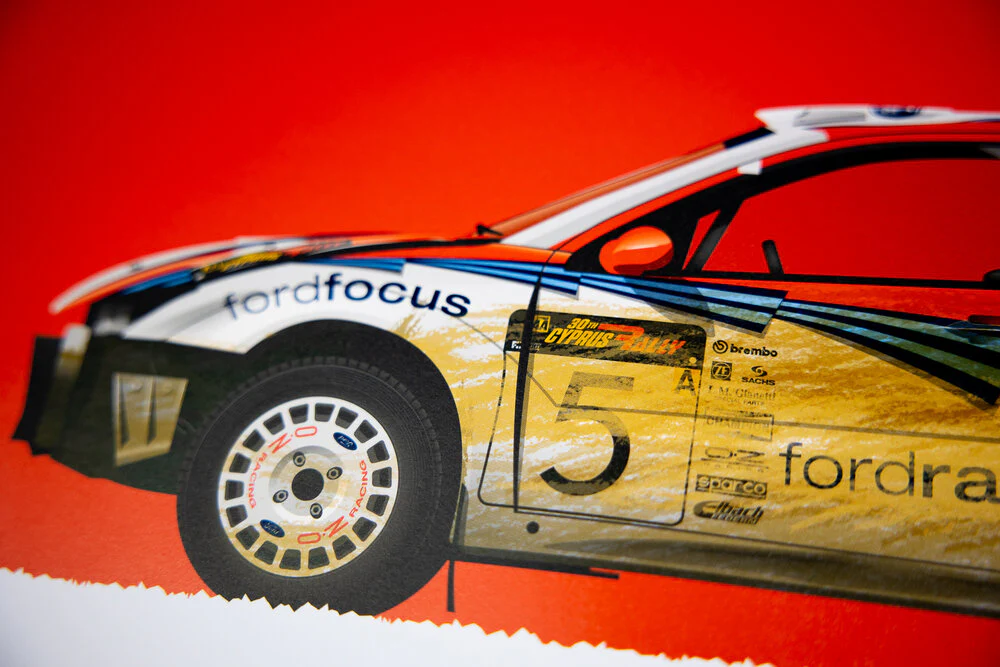 Colin McRae-Niki Grist, Ford Focus RS WRC 02 Cyprus Rally 2002 - Image 3