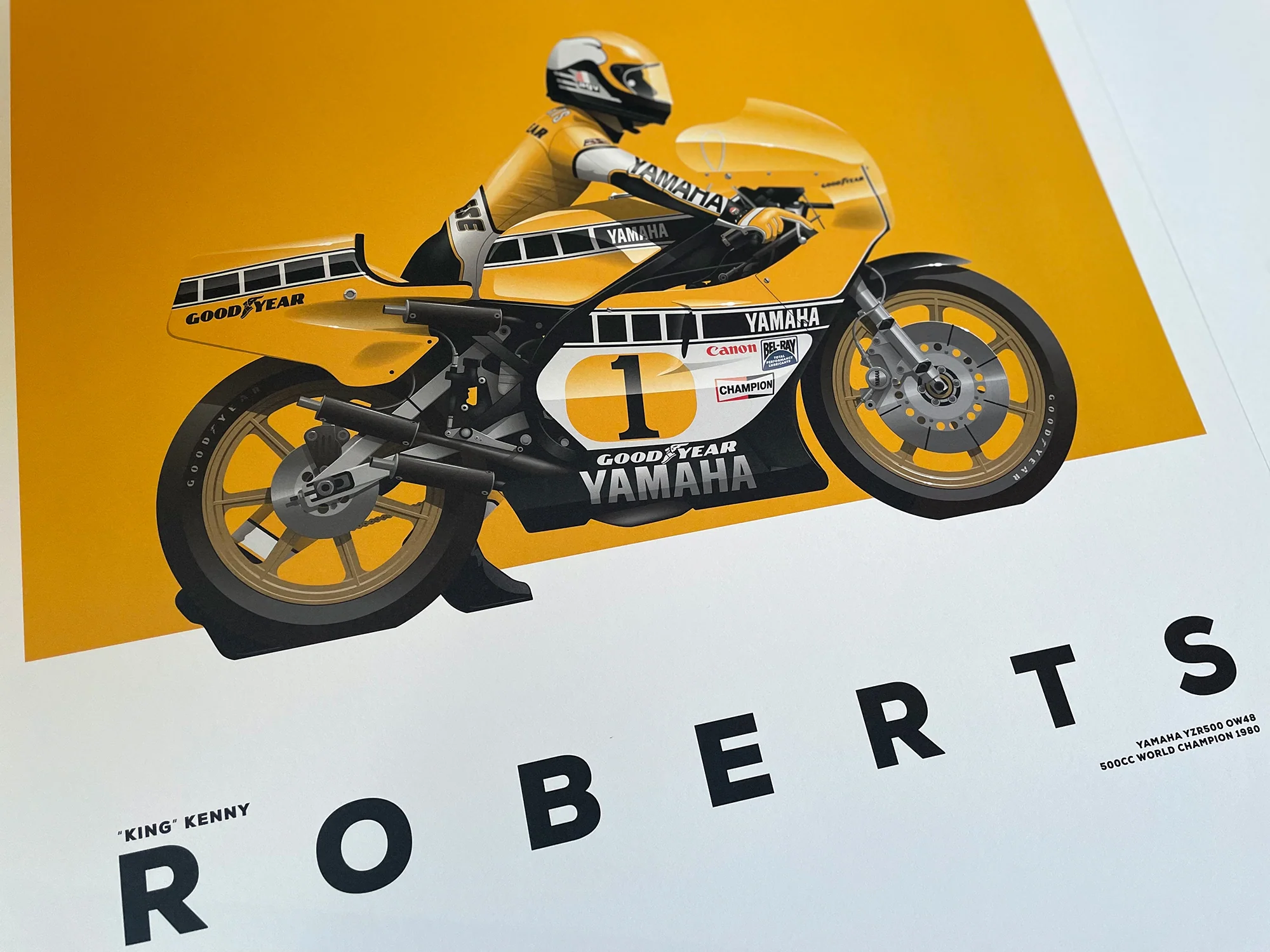 Kenny Roberts, Yamaha YZR500 OW48, 500cc World Champion 1980 - Image 5